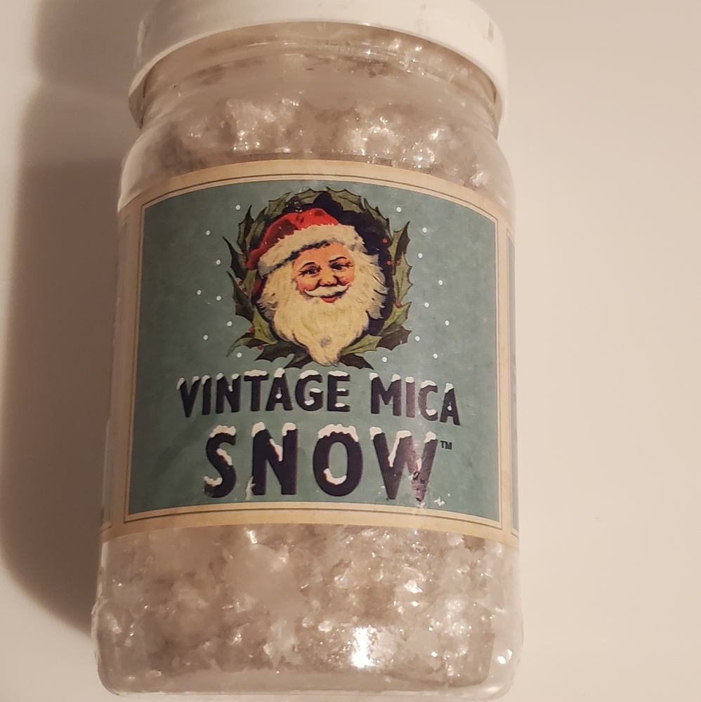 Vintage Mica Snow